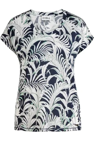 Cyell Shirt korte mouw - Palm Leaves