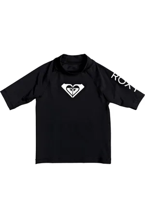 Roxy UV Zwemshirt voor jonge meisjes - Whole Hearted - Antraciet - maat 98cm