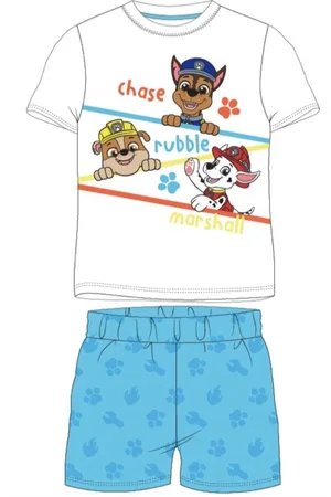 Paw Patrol Shortama Katoen -Blauw