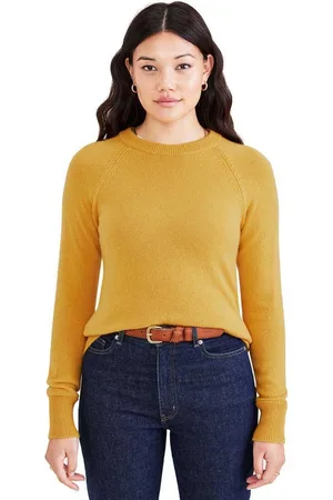Dockers Crewneck Trui Geel L Vrouw