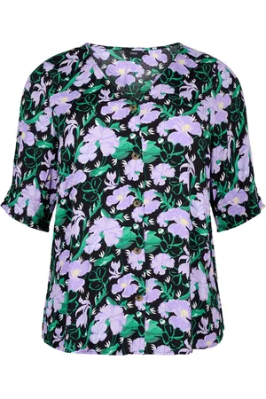 Zizzi VBELLA, 1/2, BLOUSE Dames Blouse - Black