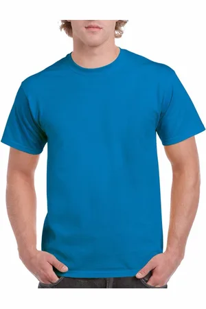 Gildan Saffierblauw of katoenen shirt voor volwassenen - voordelige kwaliteits t-shirts M (38/50)