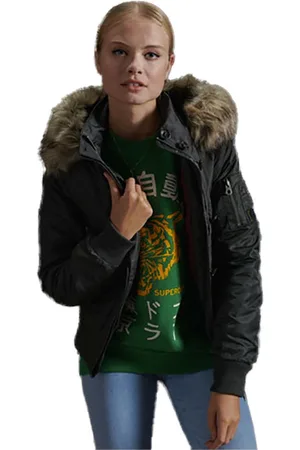Superdry Nylon Flight Bomber Jas XS Vrouw