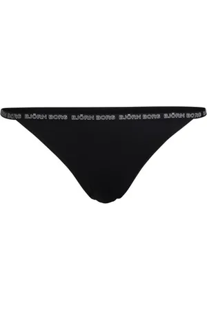 Björn Borg SOLID TANGA PANTIE BLACK BEAUTY - MAAT 38
