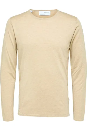 SELECTED Selected - Heren Sweaters Rocks Knit Crew Neck Kelp -