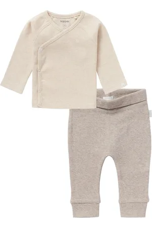 Noppies SET(2delig) Broekje NAURA en Shirt NANYUKI OATMEAL