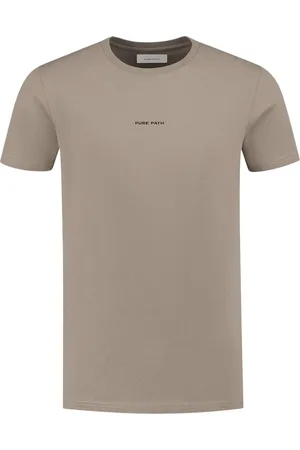 Pure Path Essential Logo T-shirt Taupe (10111 - 53)