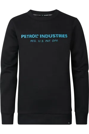 Petrol Industries Jongens Logo Sweater DeKalb - Zwart