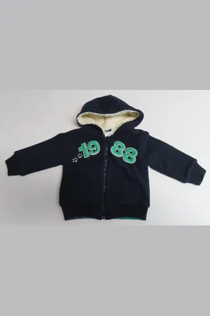 Merkloos Gilet - Jongens - Marine - gevoerd - 6 maand 68