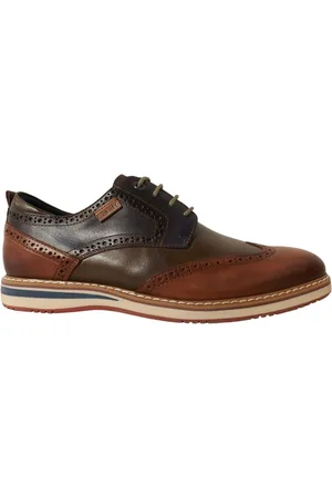 Pikolinos Veterschoen Avila M1T-4192C1 Brandy Bruin Groen Blauw