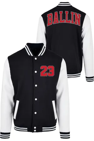 Mister Tee Ballin 23 College jacket - XL - /Wit