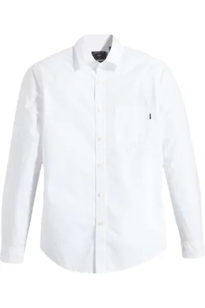 Dockers Slim Original Overhemd Met Lange Mouwen Wit XL Man