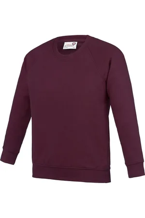 AWDis Academie Kinderen/Kinderen Bemanningsleden Hals Raglan School Sweatshirt