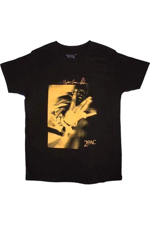2Pac Tupac - Fingers Orange Tone Heren T-shirt - XL