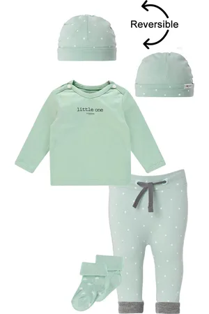 Noppies Kledingset - 4delig - Broek Bo - Shirt Hester - Mutsje - 2 paar sokjes