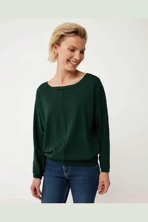 Mexx Batsleeve Basic Knit Pullover Dark Green