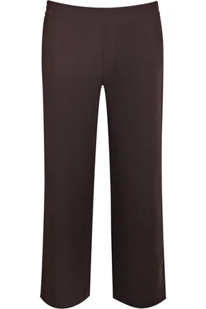 Mac • donkerbruine CHIARA cropped broek • maat 38/36