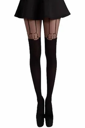 Pamela Mann Suspender panty hand maat one size