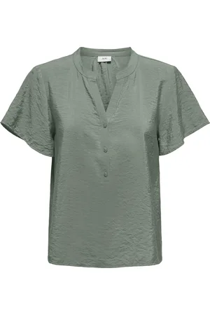 JDY SOUL LIFE S/S TOP WVN DIA - Dames - Blouses