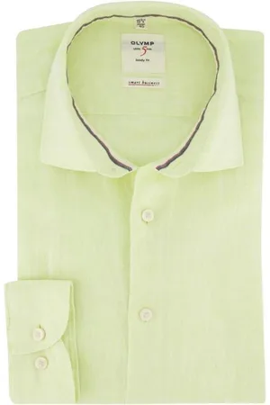 Olymp Overhemd neon groen Level 5