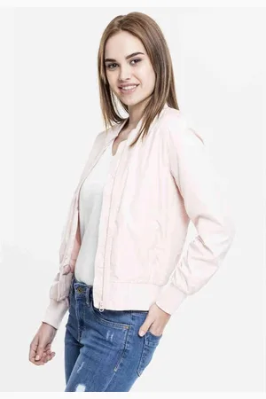 Urban classics Light Bomber jacket - L - Roze