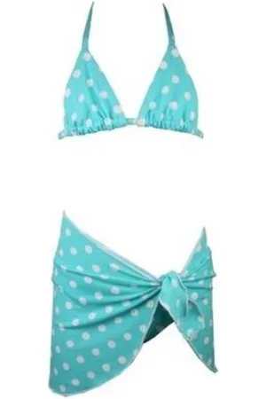 Merkloos Lentiggini Triangel Bikini met pareo maat 92