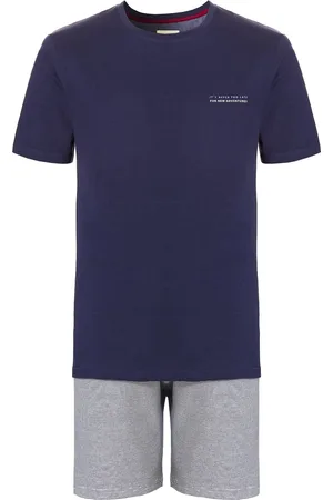 Phil & Co. Berlin Heren Shortama Korte Pyjama Katoen