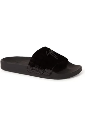 Giuseppe Zanotti Meredith slipper van fluweel -