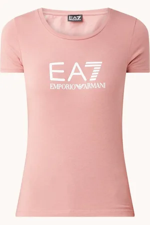 Emporio Armani EA7 Trainings T-shirt met logoprint - - S
