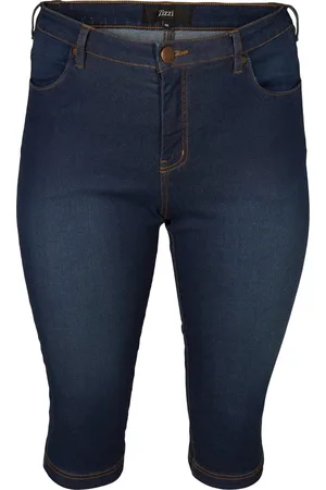 Zizzi JEANS, AMY, CAPRI Dames Jeans