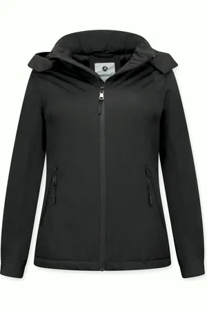 Matogla Winterjas Dames - Winterjas Dames Gewatteerd - Dames Jas - Slim Fit - 9621 - Zwarte Jas Dames