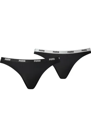 PUMA Iconic Bikini 2P Dames Slips - Zwart