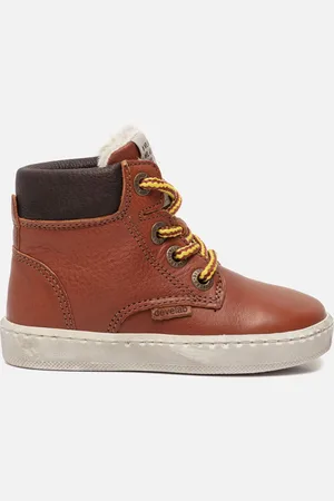 Develab Babyschoenen cognac Leer