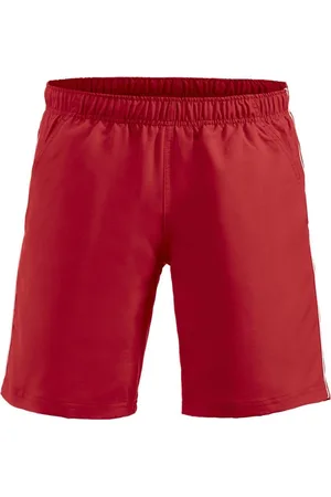 CLIQUE Hollis sport shorts rood/wit s