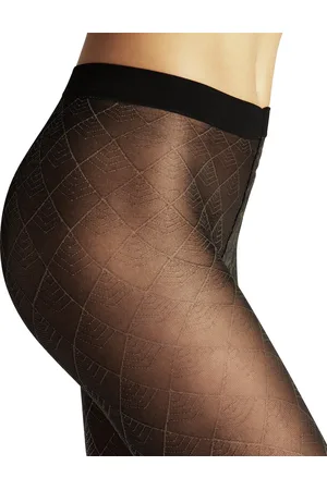 Falke Magic Evening doorzichtig dun zonder patroon fijn Sheer 20 Denier Zwart Dames panty