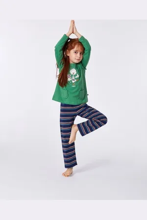 Woody Pyjama meisjes - - highlander koe - kip - 212-1-PLG-S/733 - maat 140