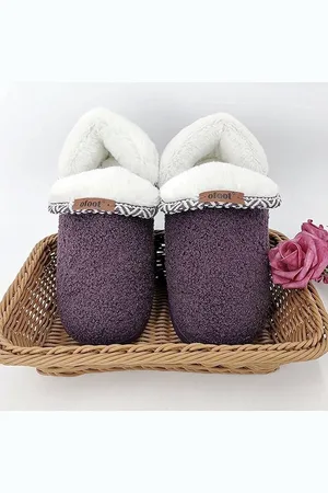 Merkloos Warm winter slippers -Dunlop women