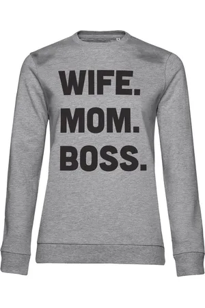 HYBRIS Damen Wife - Mom - Boss Girly Sweatshirt -XL