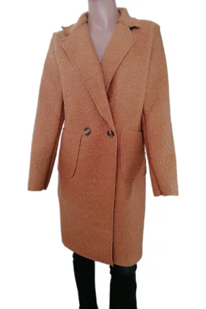 Merkloos Dames - Tussen Jas - Wollook - Knopen - Kleur