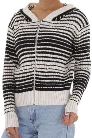 Merkloos Dames Pullover-vest met capuchon
