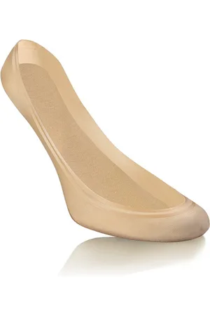 Sesto Senso 2 pack Sesto-Senso dames ballerina sokjes met siliconen antislip, maat 35-38