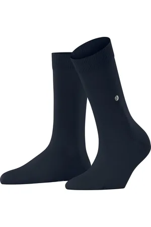 Burlington Lady one-size Organisch Katoen sokken dames blauw