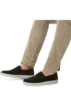 No Stress Heren - Blauwe suède loafers