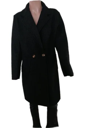 Merkloos Dames - Tussen Jas - Wollook - Knopen - Kleur
