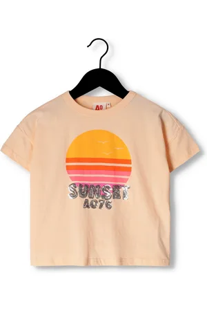 AO76 Kenza T-shirt Sunset Tops & T-shirts Meisjes - Shirt -