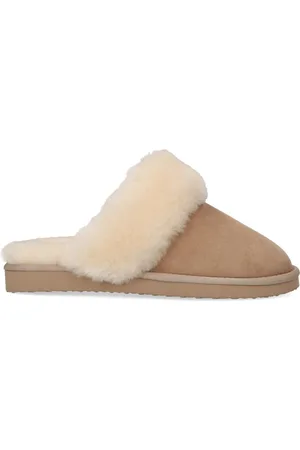 Manfield Dames - pantoffels met wollen voering