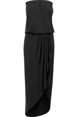 Urban classics Bandeau Midi Asymmetric Lange jurk - S