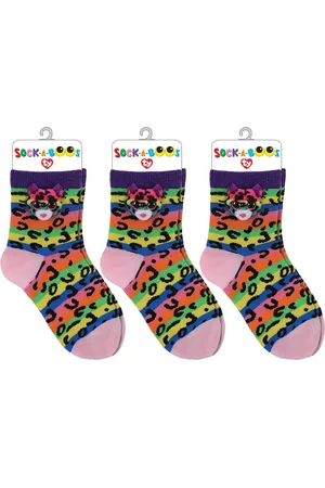 TY Sorprese The Kids - Kindersokken - 3 paar - 4-10 jaar oud - One size fits all - Panter - Cadeau - sokken