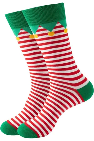 Merkloos Kousen - Kerstsokken - 1 paar leuke Kerstkousen