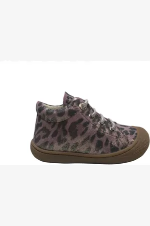Naturino Veter bumper leopard print lederen schoenen Cocoon Roze mt 20